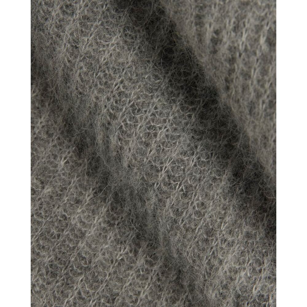 $128 New Everlane The Oversized Polo in Alpaca - Heather Grey Small - Picture 5 of 15